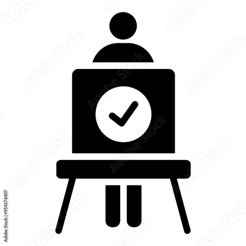 Voting Booth Icon