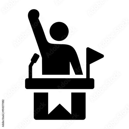 Campaign Speech Icon