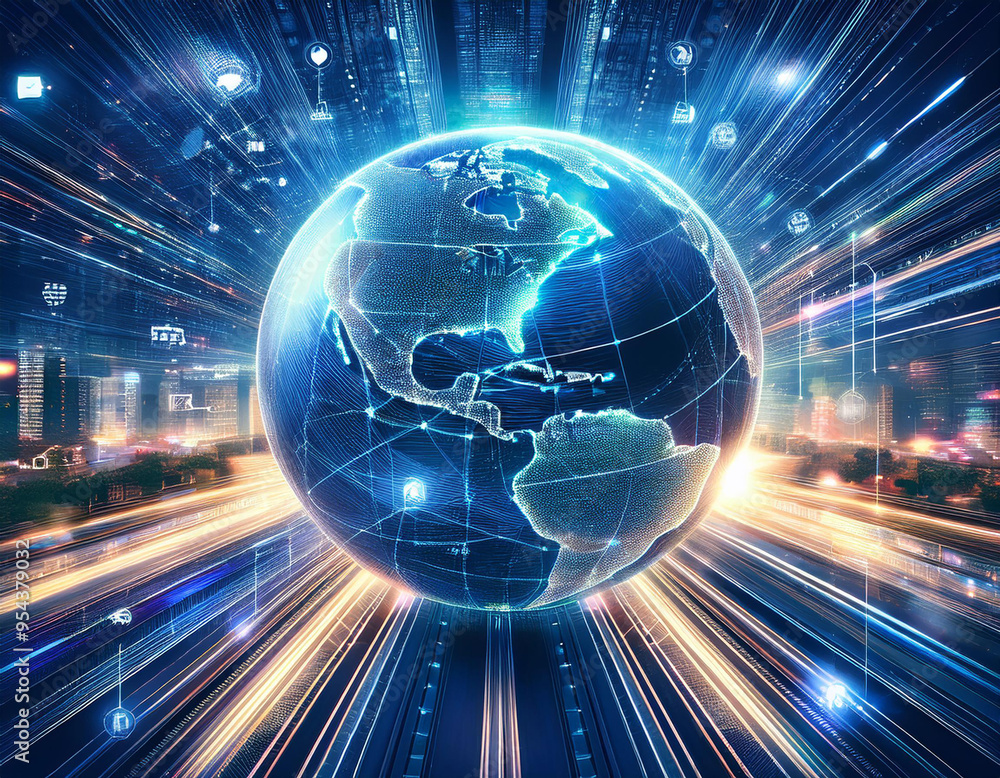 Obraz premium Best Internet Concept of global business. 