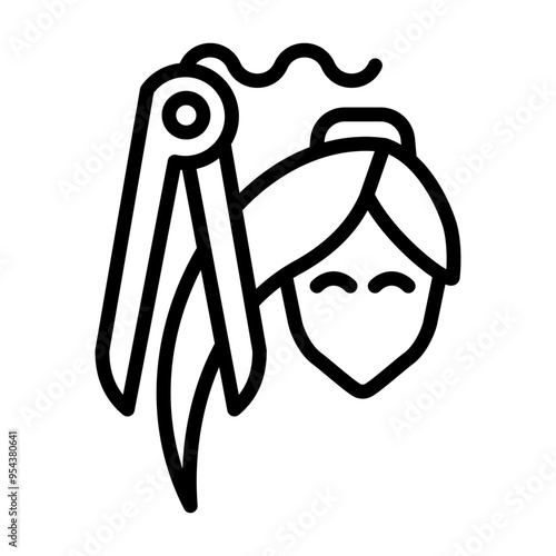 Hair Straightener Icon