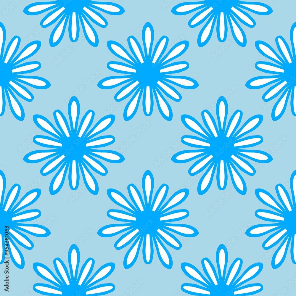 seamless pattern with many flowers seamless pattern with many flowers
