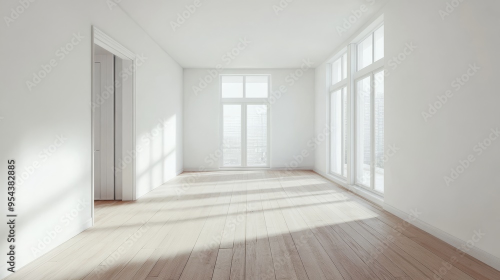 Empty, unfurnished apartment ready to move in Empty, unfurnished apartment ready to move in