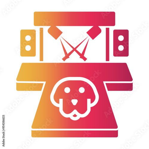 pet stage contest Gradient icon