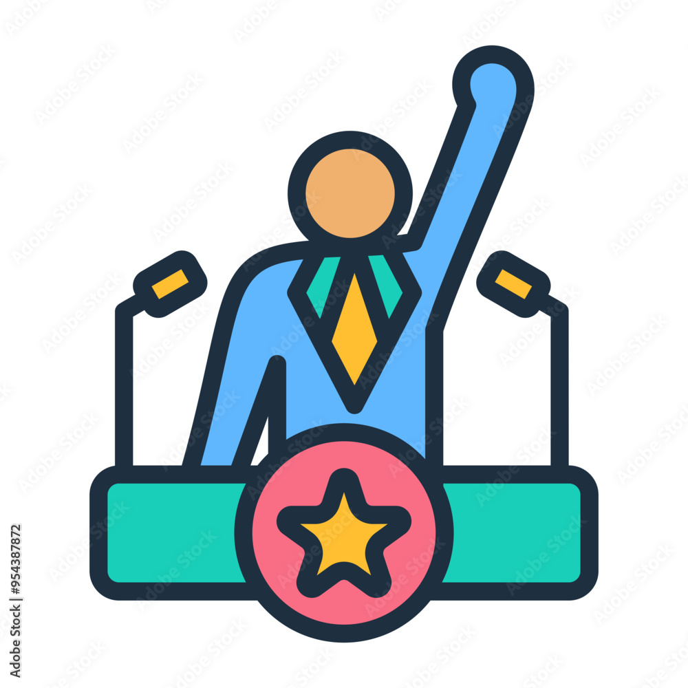 Political Campaign Icon Political Campaign Icon