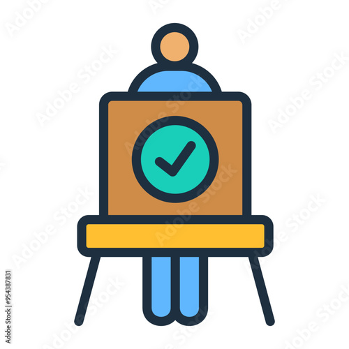 Voting Booth Icon