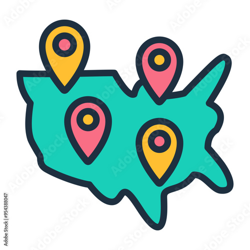 Swing States Icon