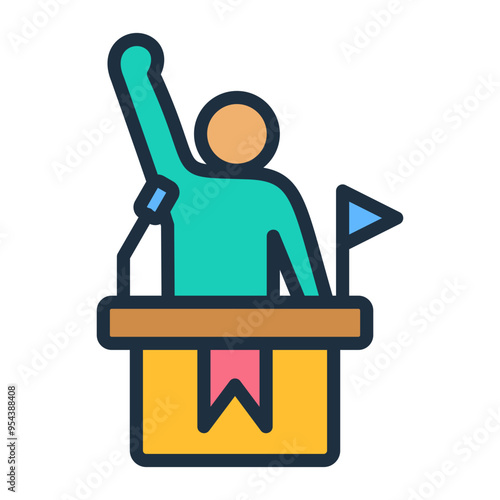 Campaign Speech Icon