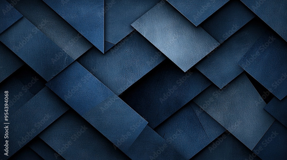 Dark blue wallpaper featuring a pattern of rectangular shapes on both sides Dark blue wallpaper featuring a pattern of rectangular shapes on both sides