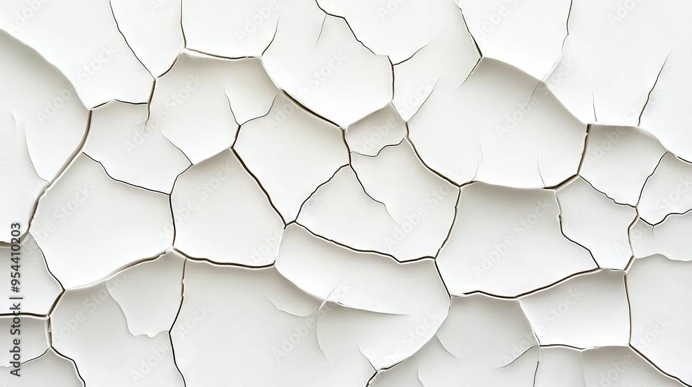 Close-up of a white wall covered in halved sheets of paper stacked vertically Close-up of a white wall covered in halved sheets of paper stacked vertically