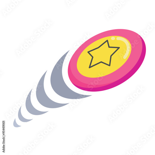 Frisbee icon clipart avatar logtotype isolated vector illustration