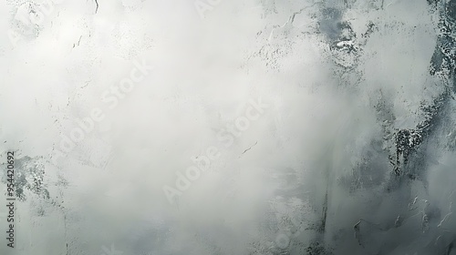 Abstract blue paper texture with dark clouds and light mist