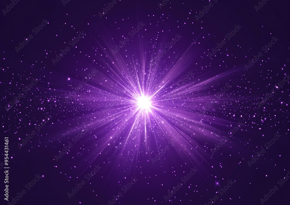 Abstract violet background with a dynamic explosion star design in a line art style Abstract violet background with a dynamic explosion star design in a line art style