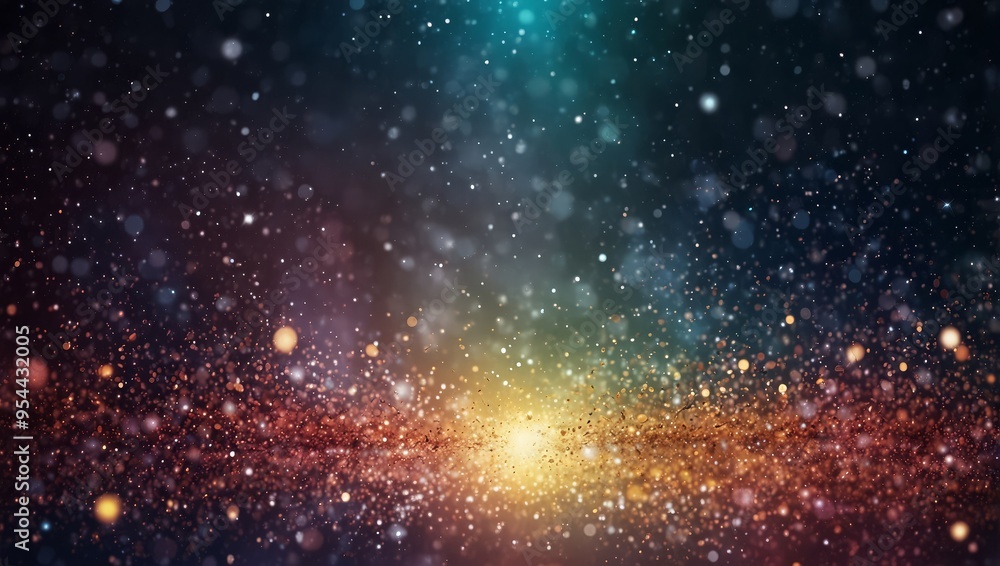 Fototapeta premium Beautiful abstract shiny light and glitter background 