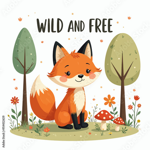 Wild and Free: A Fox's Day in the Woods