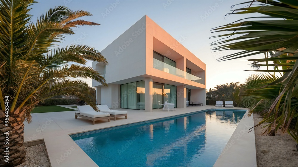 Fototapeta premium hotel swimming pool