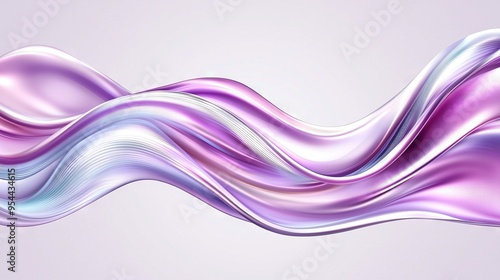  A purple and blue wave on a light purple background, with a gradient transition