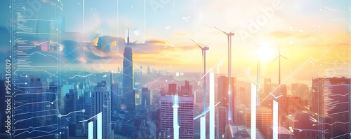 Futuristic City Skyline Pow...