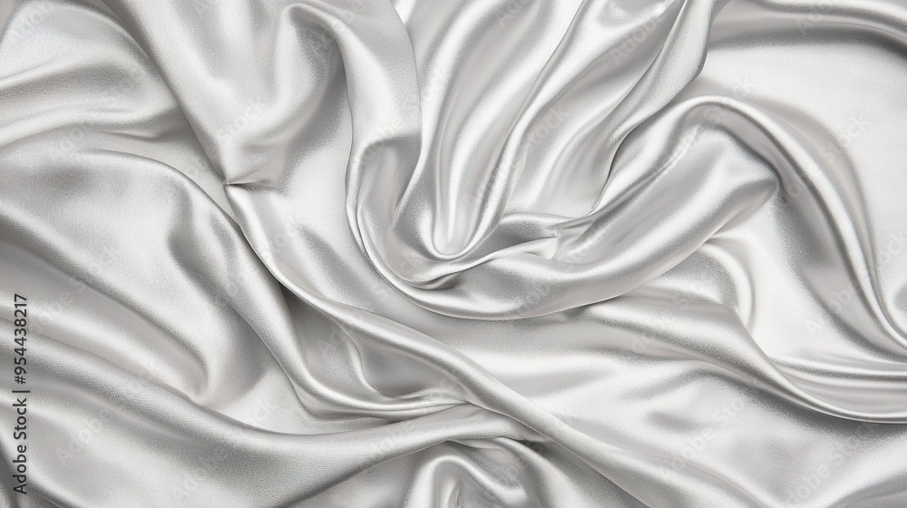 A white cloth with a smooth pattern and the material's color A white cloth with a smooth pattern and the material's color