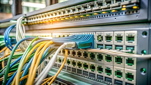 Network switch computer server cable
