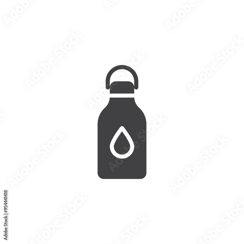 Bottle of water vector icon