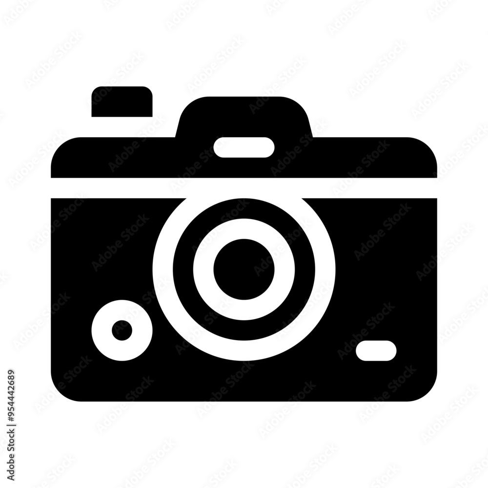 digital camera glyph icon digital camera glyph icon