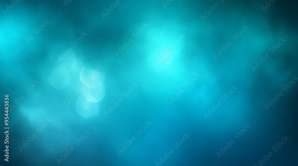 Abstract Blue Background with Bokeh Lights Abstract Blue Background with Bokeh Lights