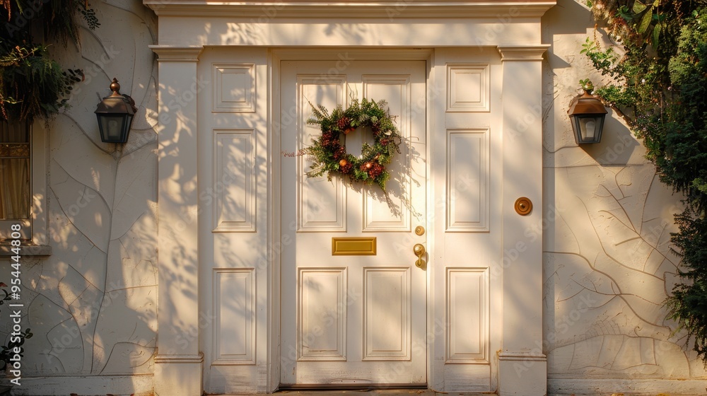 Front Door: The main access point to the house, typically including a doorbell, handle, and often decorated with a wreath or plants to create a warm, inviting entrance.
Front Door: The main access point to the house, typically including a doorbell, handle, and often decorated with a wreath or plants to create a warm, inviting entrance.