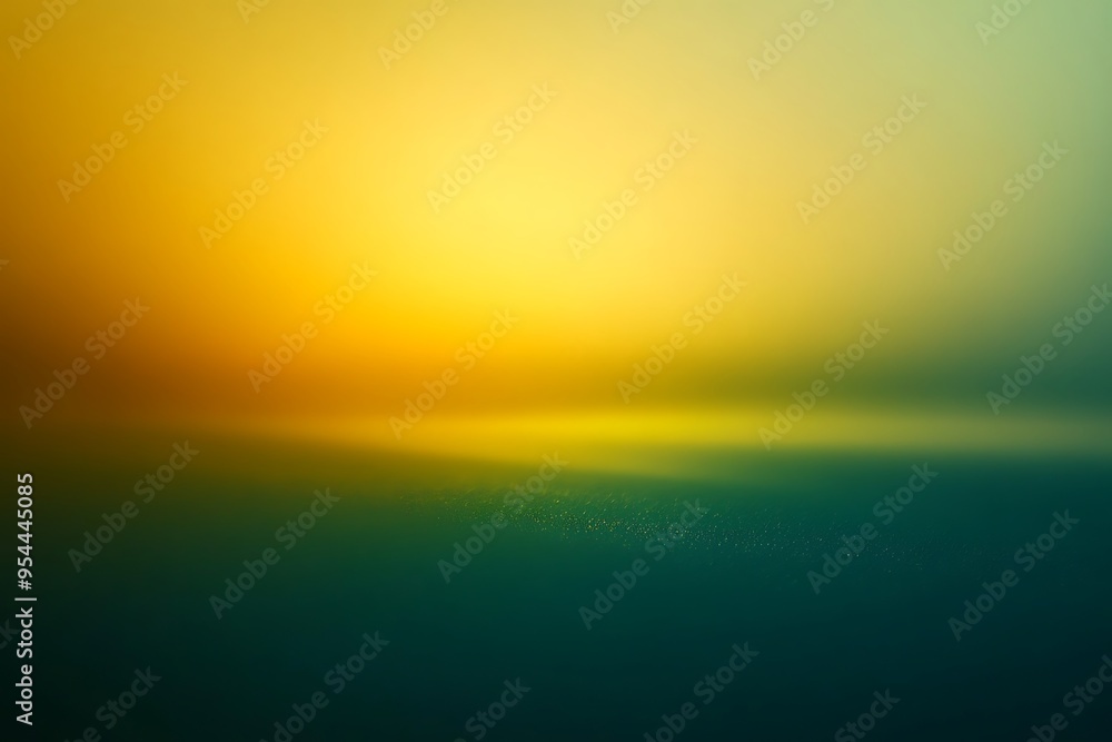 Abstract Blurred Background with Golden Glow and Green Gradient Abstract Blurred Background with Golden Glow and Green Gradient