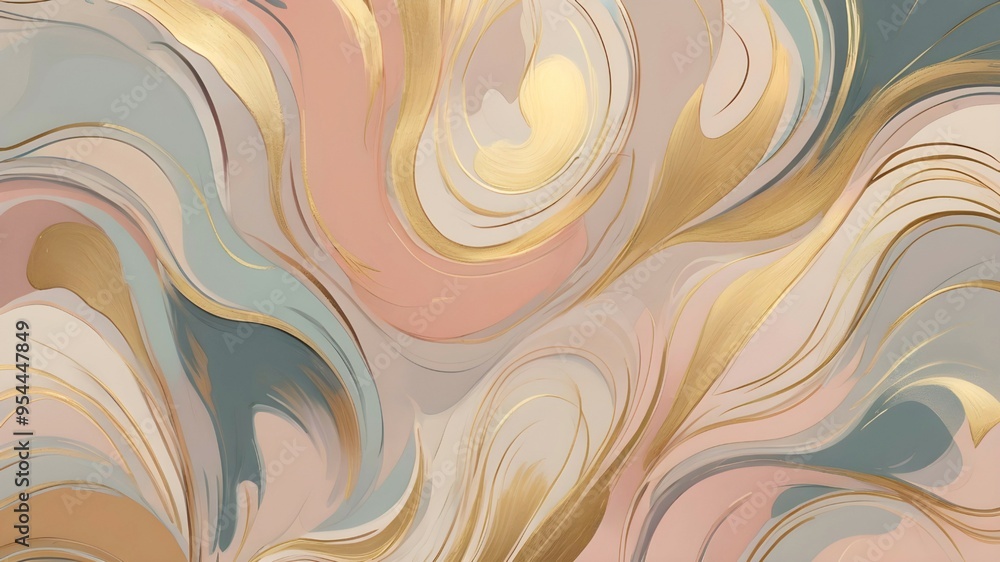 Luxury abstract background of paint swirl. Art of the fusion of liquids Luxury abstract background of paint swirl. Art of the fusion of liquids