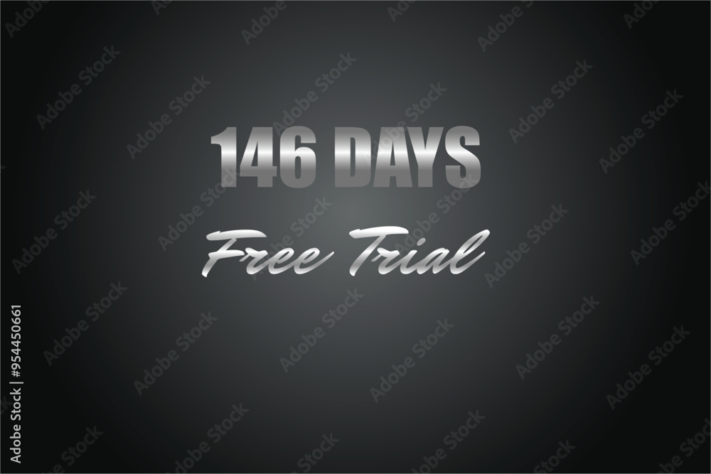 146 day free trial banner design. 146 days free banner background
146 day free trial banner design. 146 days free banner background