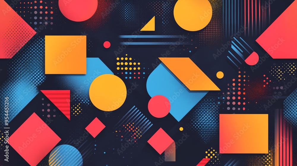 a colorful abstract background with geometric shapes a colorful abstract background with geometric shapes
