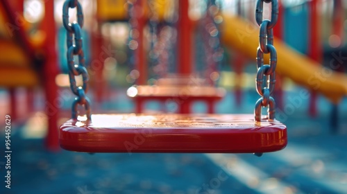 Swing Set: A play structure for kids featuring swings, slides, and climbing equipment, providing hours of fun and active play in the backyard or playground. 