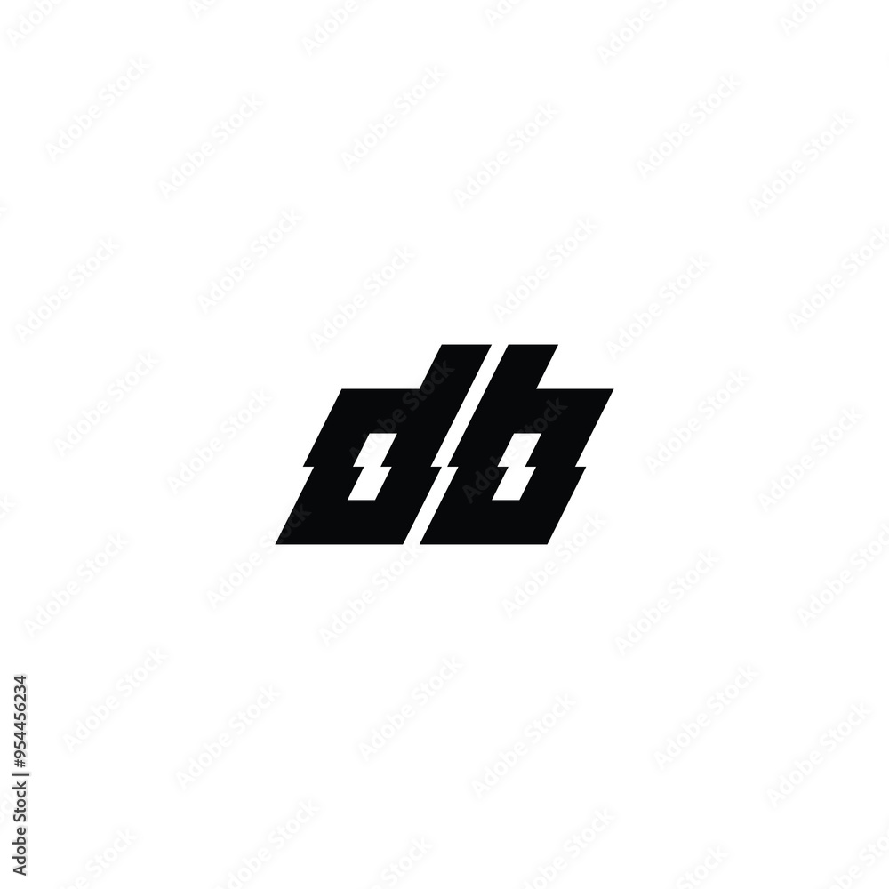 DB monogram logo design letter text name symbol monochrome logotype alphabet character simple logo DB monogram logo design letter text name symbol monochrome logotype alphabet character simple logo
