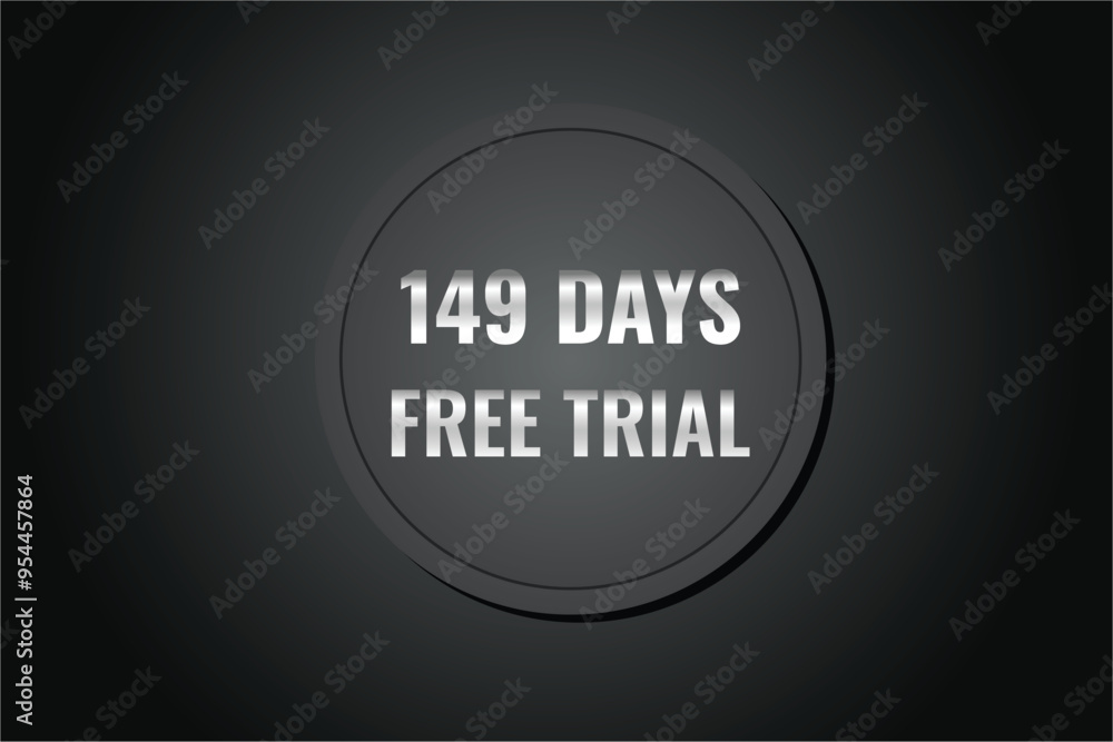 149 day free trial banner design. 149 days free banner background
149 day free trial banner design. 149 days free banner background