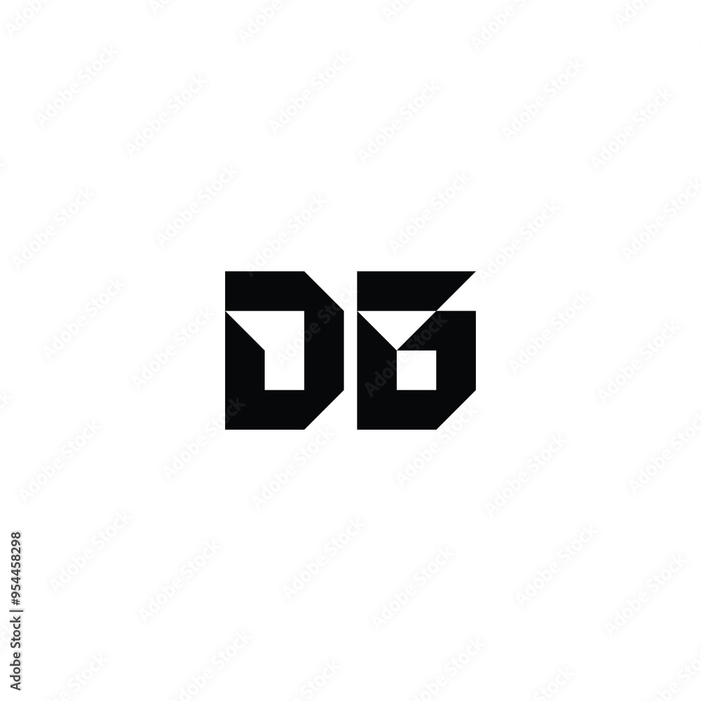 DB monogram logo design letter text name symbol monochrome logotype alphabet character simple logo DB monogram logo design letter text name symbol monochrome logotype alphabet character simple logo