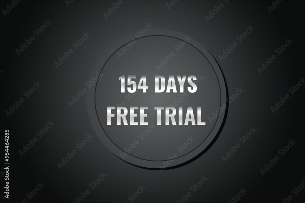 154 day free trial banner design. 154 days free banner background
154 day free trial banner design. 154 days free banner background