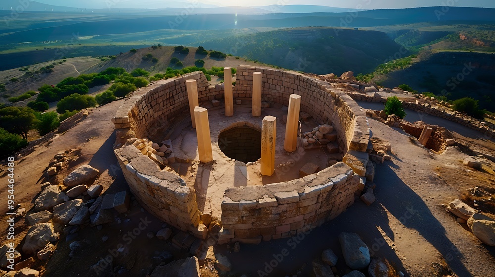The Ancient G bekli Tepe Archaeological Site In Turkey Featuring T 