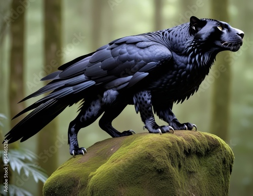 Hybrid animal between jagua...