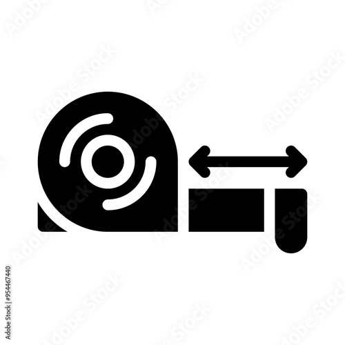 measurement glyph icon