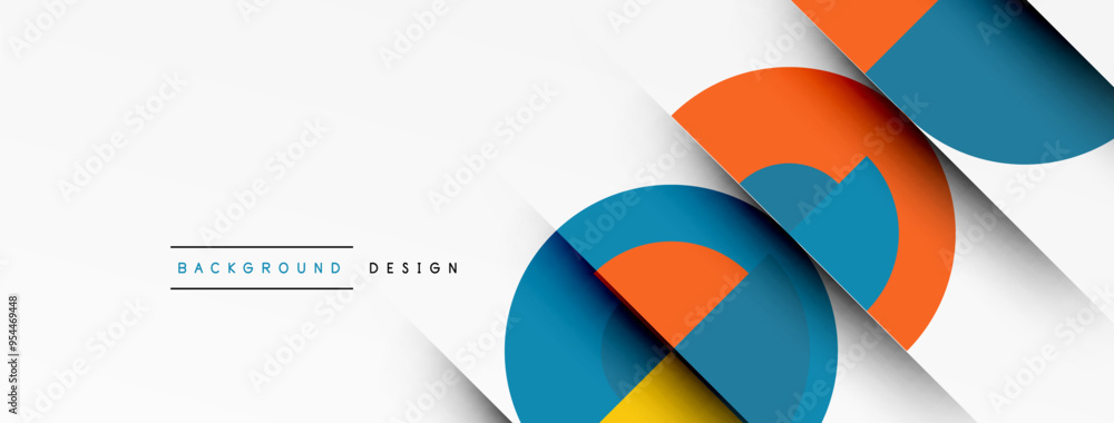 Geometric design abstract background - circles squares Geometric design abstract background - circles squares