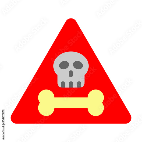 Poison Vector Flat Icon Design