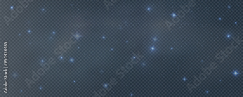 Starry sky background, starry universe, Milky Way galaxy png. Background of beautiful cosmic nebula.	