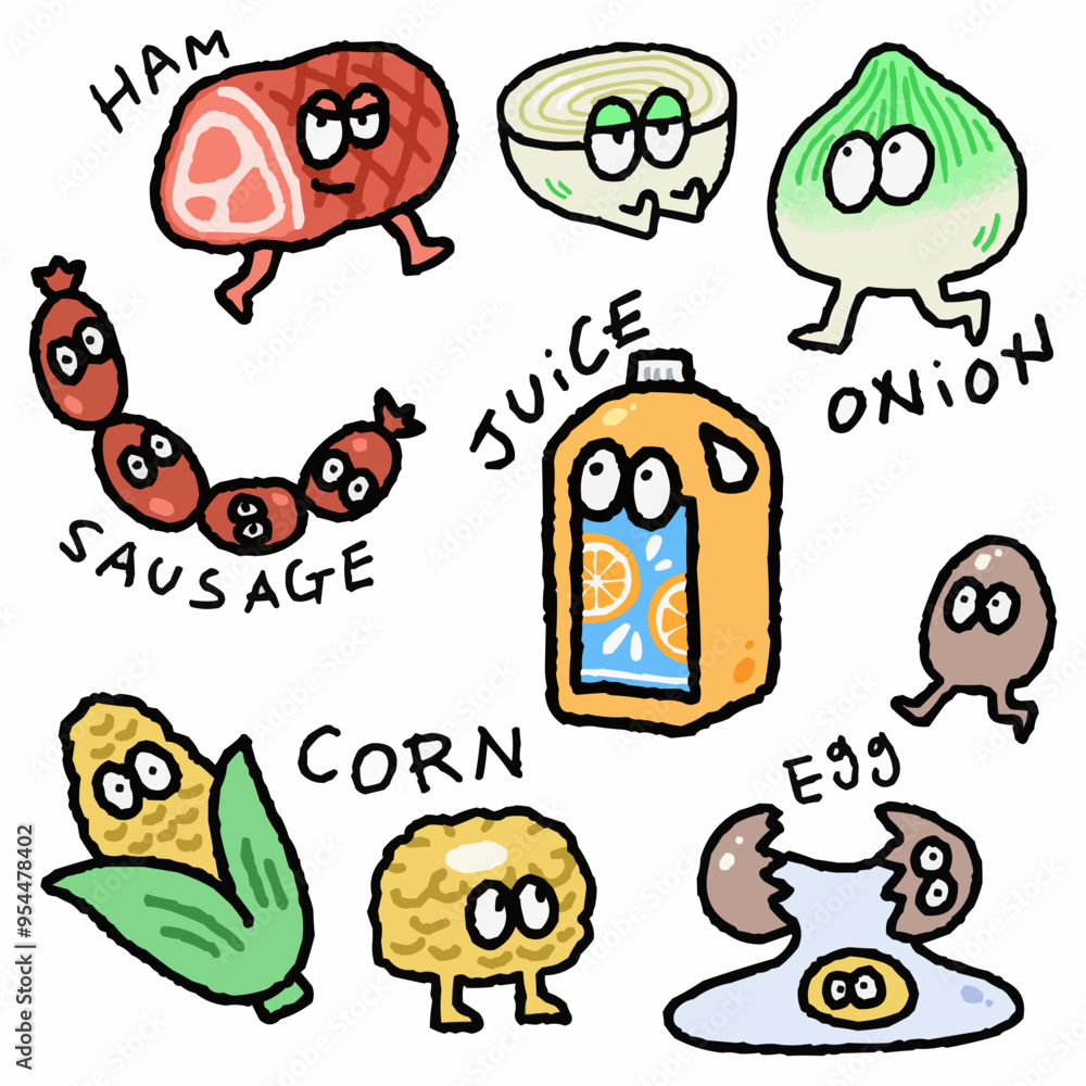 grocery cartoon characters clipart vector vegetable grocery cartoon characters clipart vector vegetable