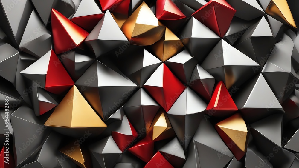 in a thrilling macro shot a hyper realistic 3d triangle boasting a futuristic design takes the abstract geometric background in a thrilling macro shot a hyper realistic 3d triangle boasting a futuristic design takes the abstract geometric background