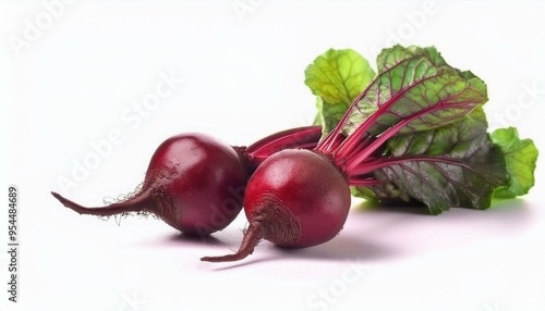 Fresh Beetroot Isolated on white background  photo