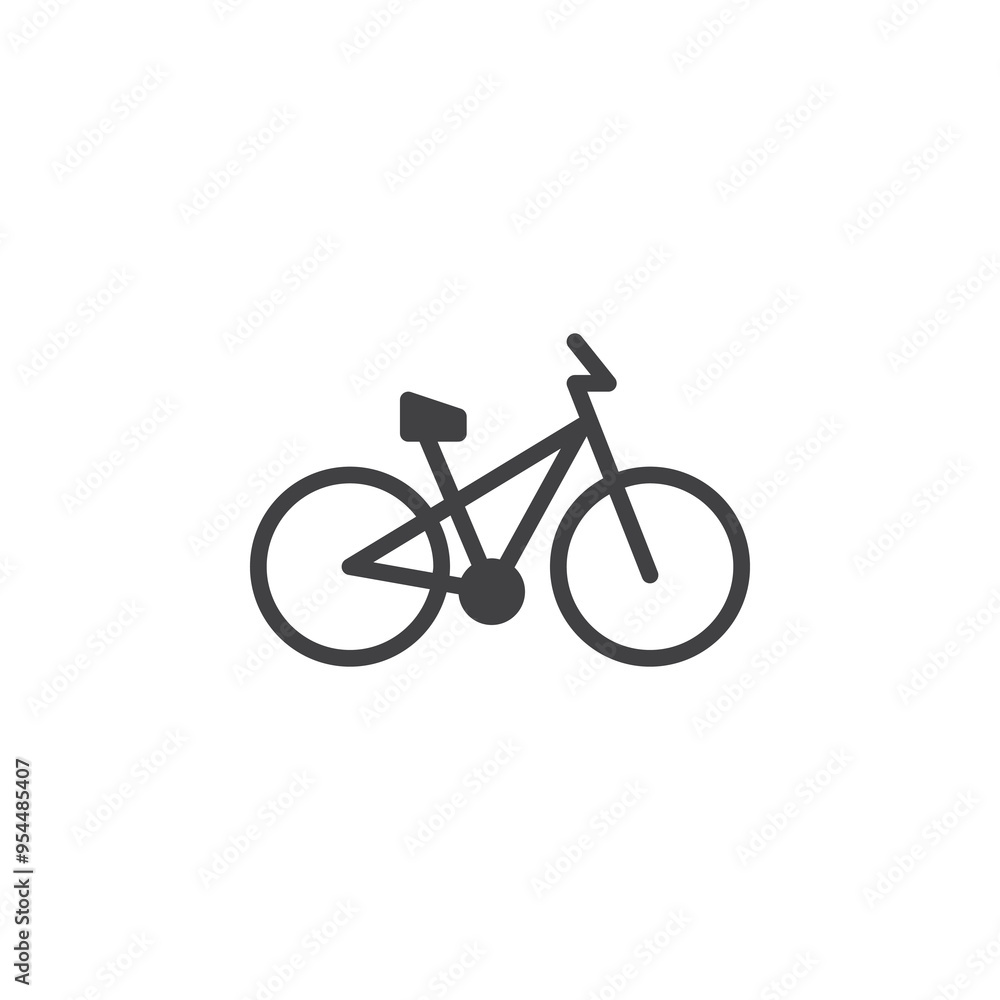 Bicycle vector icon Bicycle vector icon