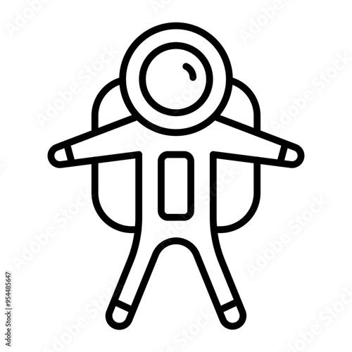 Astronaut .line icon