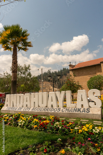 fountain in the park Andahuaylas Perú