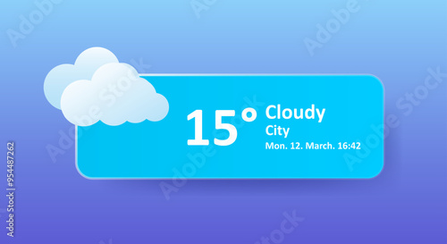 Cloudy 15 Degrees Celsius weather forecast, date, city location. Windy, overcast, speed, thundercloud, air, precipitation, temperature, atmospheric pressure, Fahrenheit, conditions, UV index, synoptic