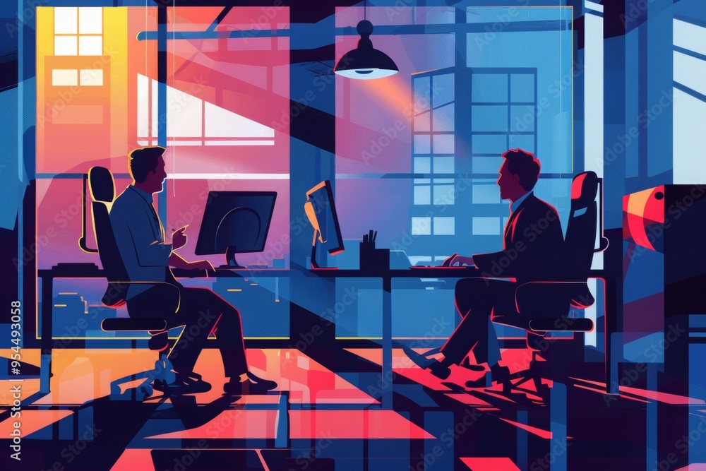 an illustration for a job recruitment advertisement an illustration for a job recruitment advertisement